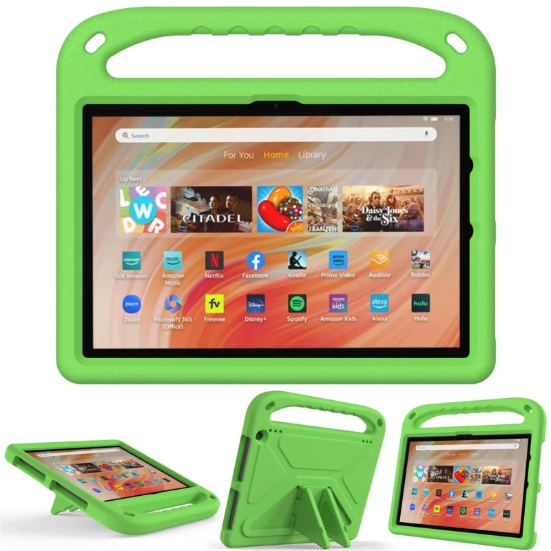 kids EVA Hand Stand Case For Amazon Kindle Fire Max 11 HD8 HD 8 Plus 2020 2022 HD10 HD 10 Plus 2021 10.1 Fire 7 Tablet Cover