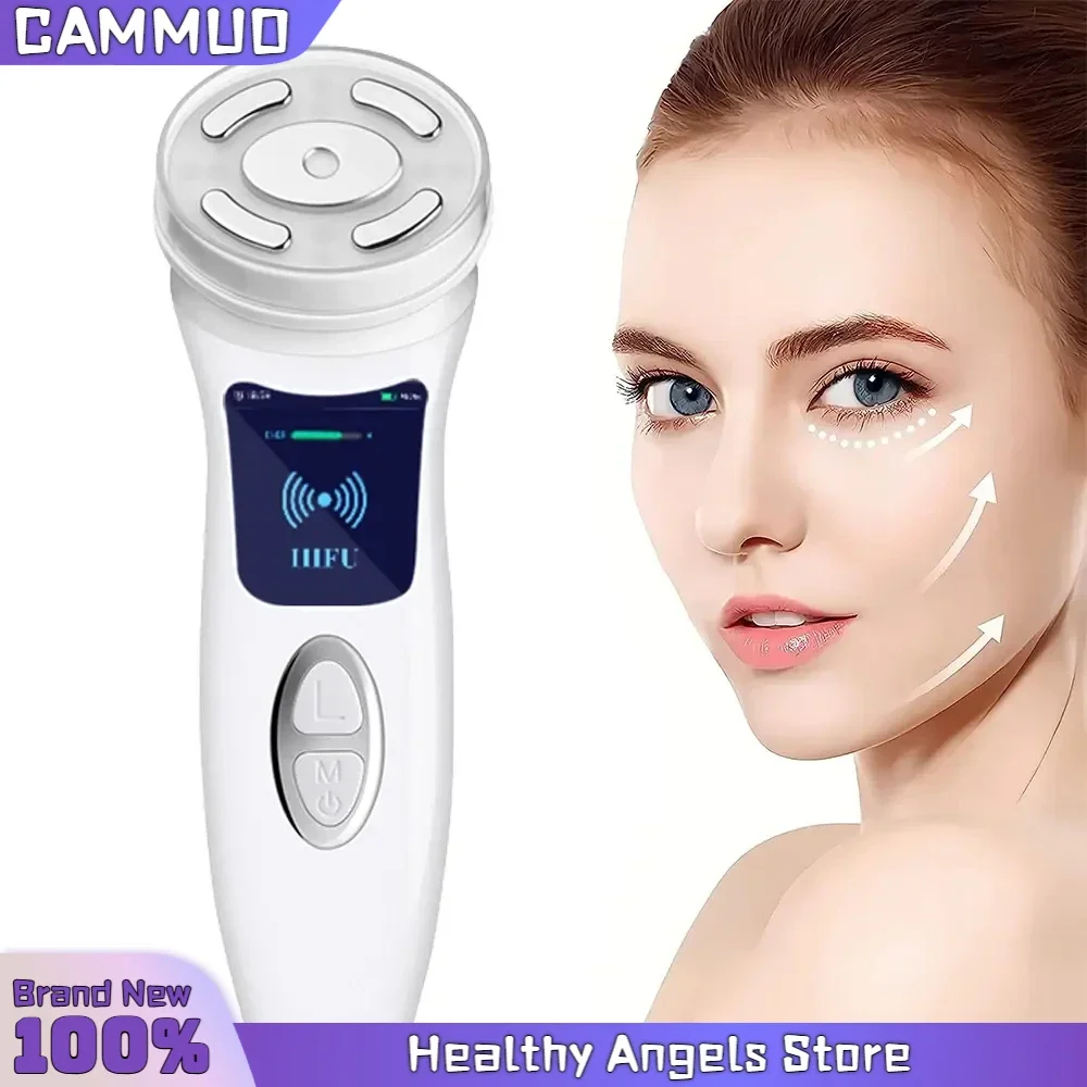 Mini 4.0 Ultrasound Facial Machine Radiofrecuencia Ems Microcurrent Face Lift Massager Firm Skin Care Beauty Device Rechargeable