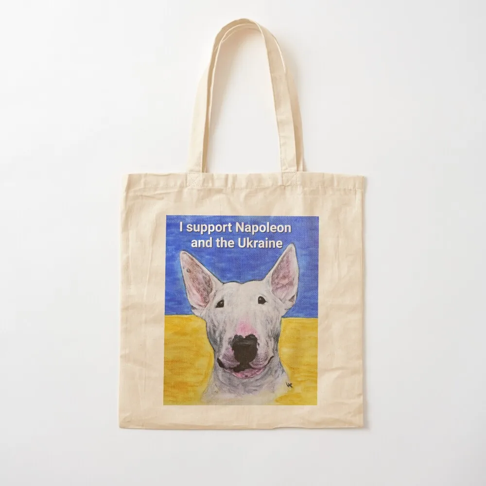 Bull terrier Napoleon Tote Bag reusable shopping bags Shopper handbag female bag Big bag