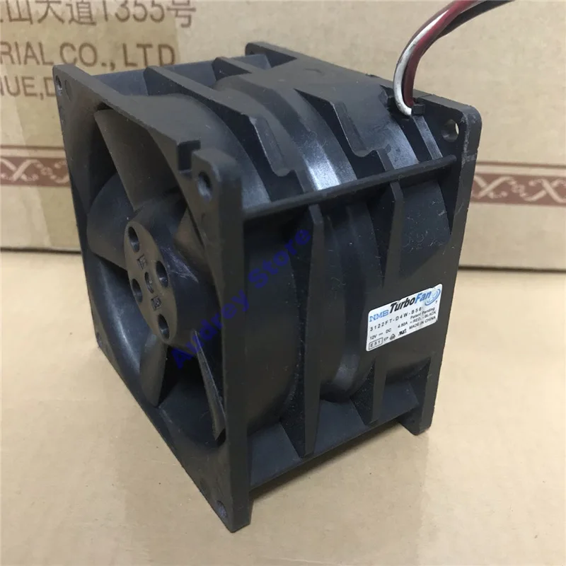 

NMB 3122FT-D4W-B56 P14778-ND DC12V 4.5A 8056 8CM Double ball bearing booster fan air blower