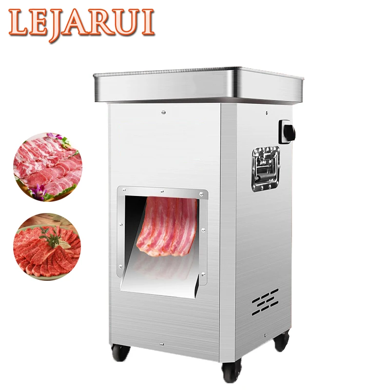 

Meat Slicer Meat Cutter Machine Stainless Steel Potato Radish Slicing Machine Vegetable Cutter Electric Slicer 110V/220V