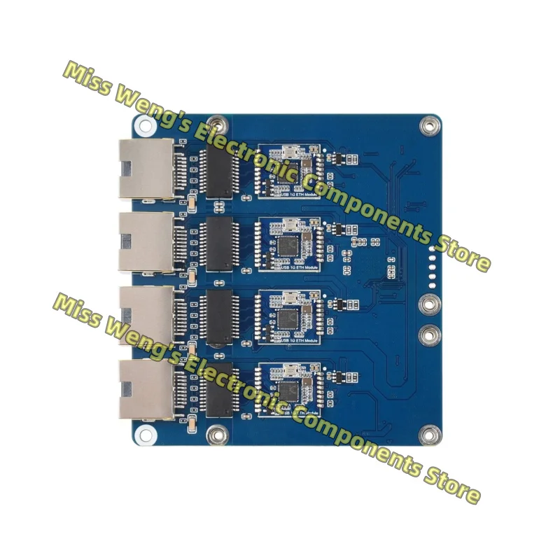 PCIE TO 4-CH 2.5G ETH Board(B) PCIE to 4-channel Ethernet port RJ45 Ethernet port expansion drive free plug and play