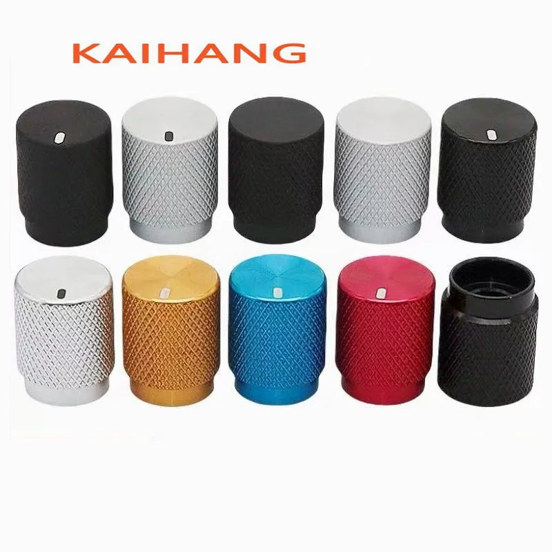 

5 шт. 12,5x16 мм ручка из алюминиевого сплава, ручка потенциометра, регулировочная крышка усилителя, крышка переключателя клавиатуры CXT, круглое отверстие 6 мм