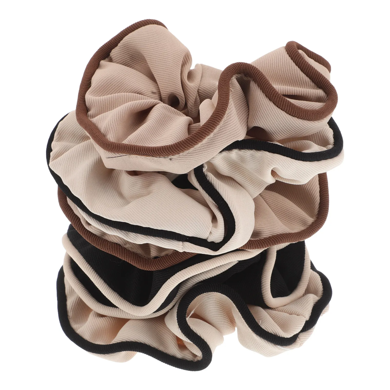 

6Pcs Large Hair Ties Elegant French Design Scrunchies for Women Soft Cotton Linen Material No Damage Hair Accessories
