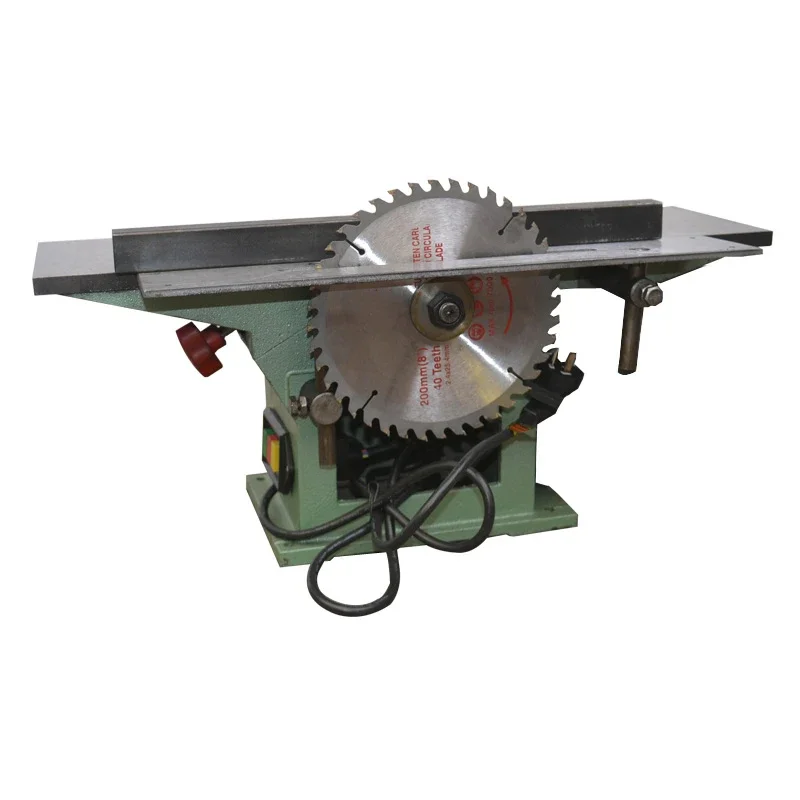 High-Power Multi-Function Woodworking Machinery Electric Planer Saw Drilling Machine Household Small Desktop Saw Machine 220V