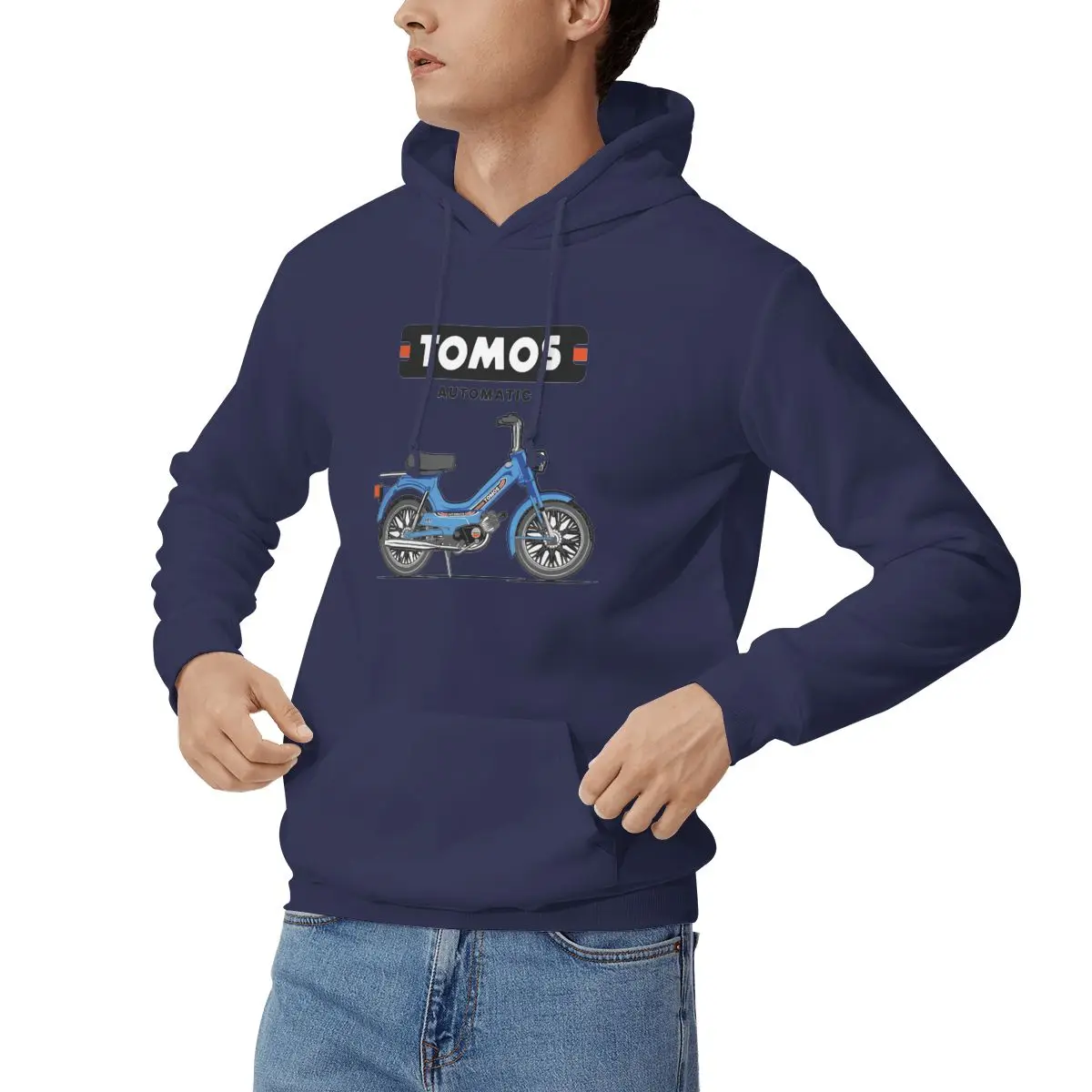 Tomos Automatic - Blue Hoodies Men Women Casual Pullover Sweatshirts Fashion Long Sleeve Clothing Autumn Winter