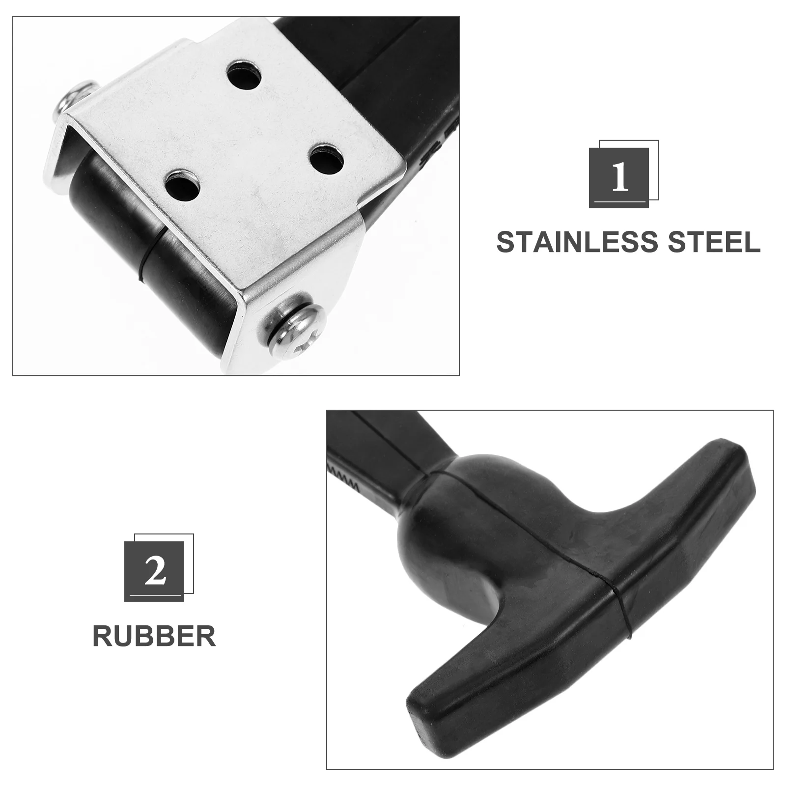 

Резиновая противоударная защелка с Т-образной ручкой, эластичная защелка для капота автомобиля, ящик для инструментов, прочные гибкие защелки для электрического корпуса