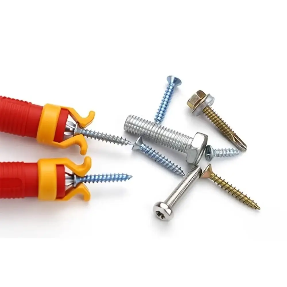 New Plastic Screw Holder Tool With Non-Slip Grip Depth Control Screw Positioning Guide Drill Clamp Fixing