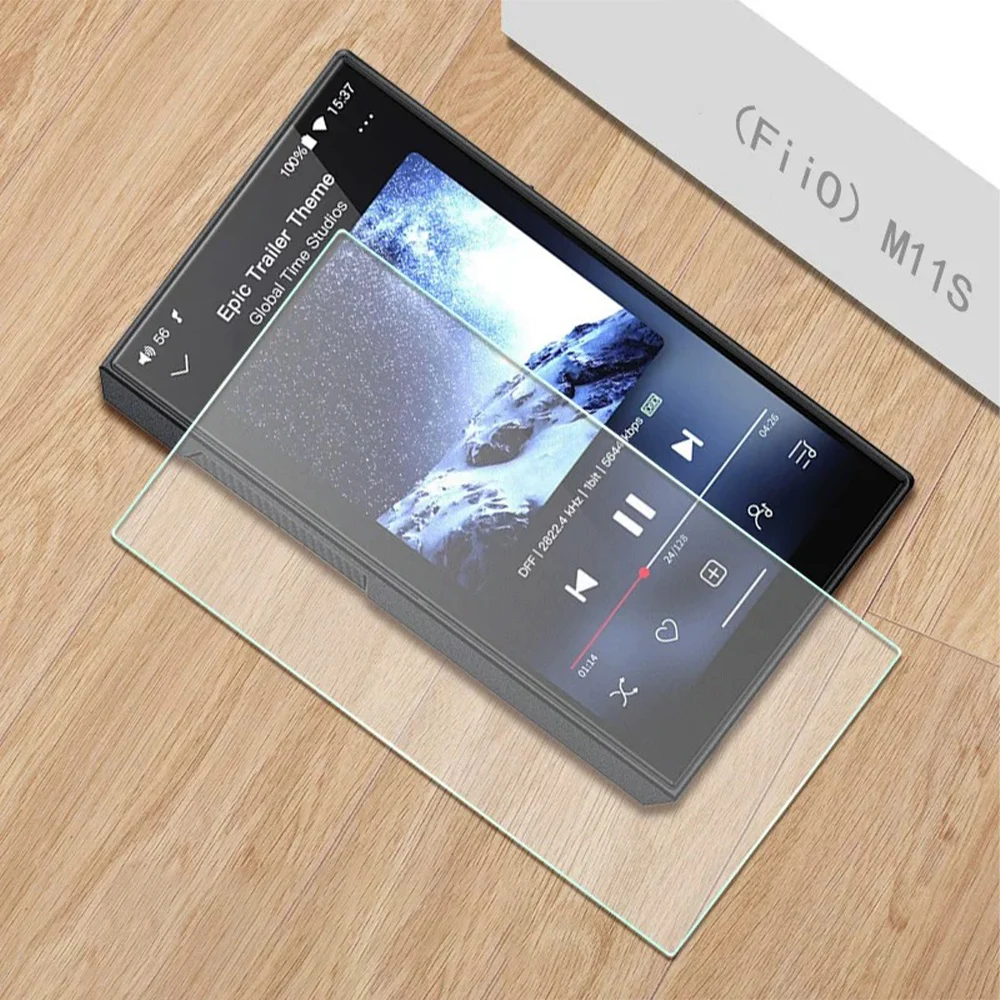 2Pcs Tempered Glass film 9H Screen protector for Fiio M11S