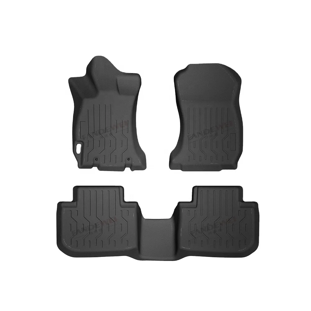 

3D TPV Rubber Best Quality Car Floor Mat Anti-slip Anti Scratch Fireproofing for SUBARU FORESTER 2013-2018