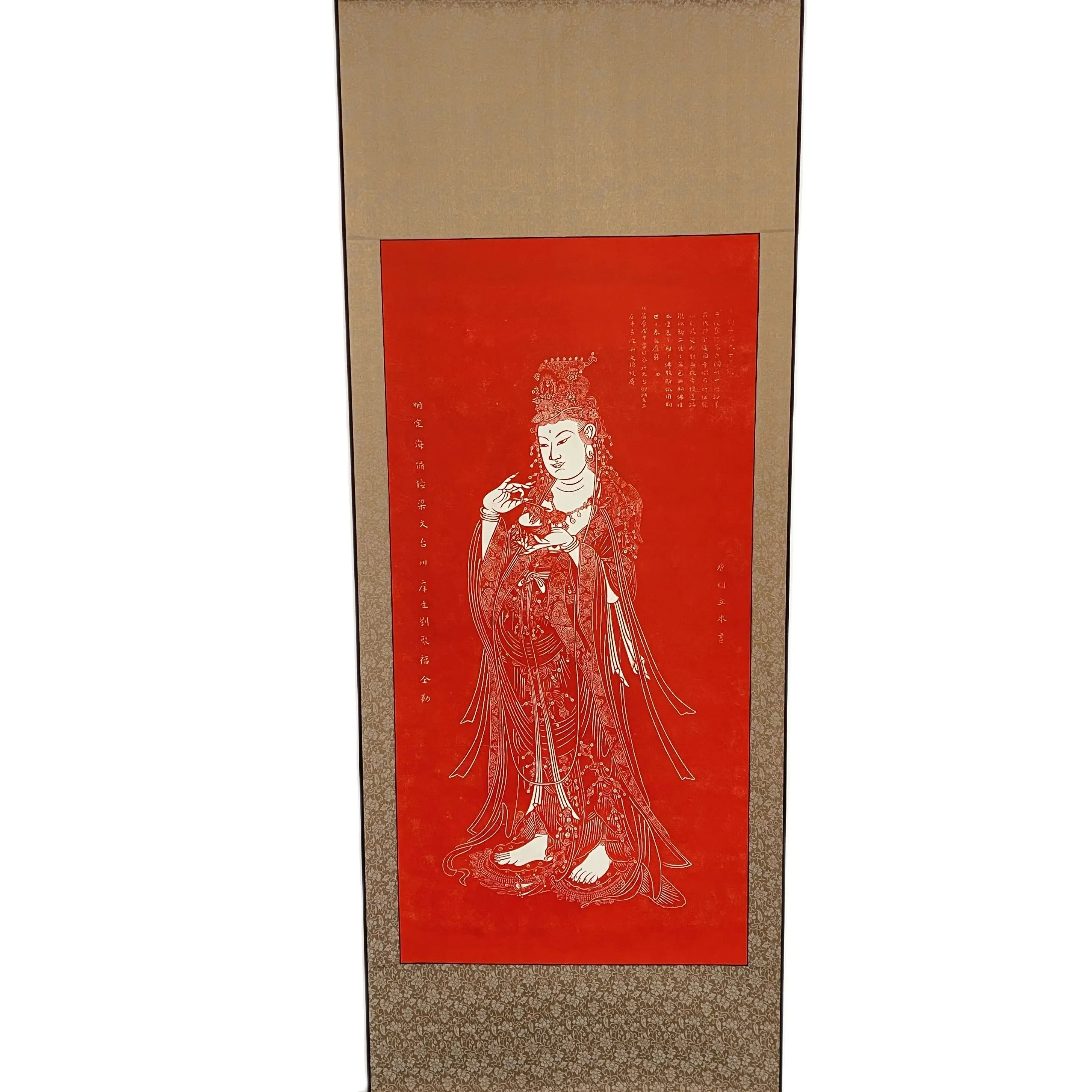 Putuo Montanha Tang Yan Liben Yang Zhi Guanyin Estátua