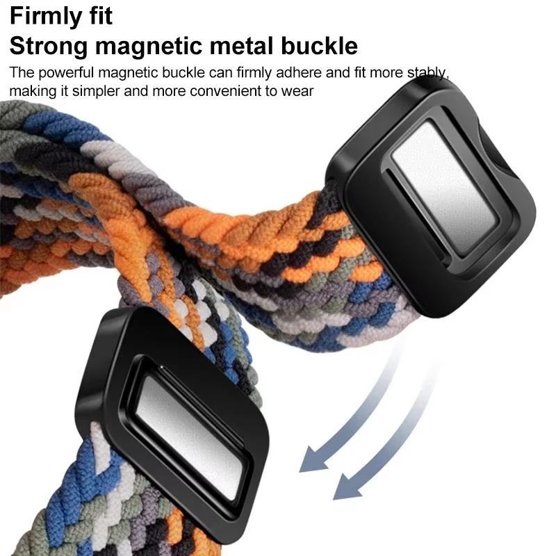 Sport-Geflechtarmband für Redmi Watch 6 6 Active 5 4 Smartwatch, Verstellbares Magnetarmband, Correa Xiaomi Mi Band 10 pro/9 8 Pro – Detail 6