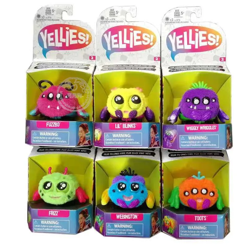 

In Stock Yellies Creams Cute Spider Rabbit Lizard Action Figures Model Rescue Robot Collection Hobby Gifts Toys