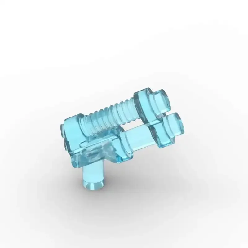 Moc 10 pçs parte tijolos space wars 95199 4623236 pistola de barril duplo blocos de construção conjunto compatível arma brinquedos crianças presentes de natal