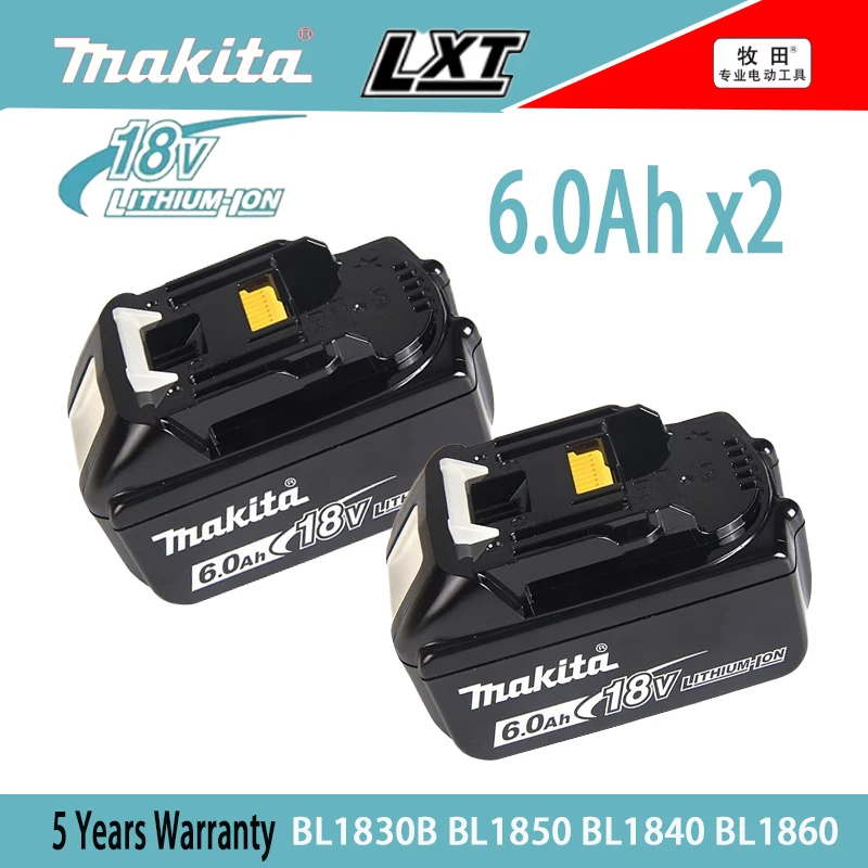 100% original Makita latest 18V3Ah/5Ah/6Ah/9Ah rechargeable battery and charger, suitable for Makita electric tools BL1830 BL183