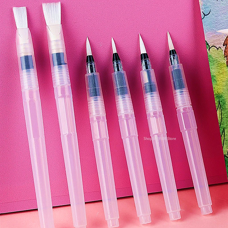 Soft Tip Water Storage Brush Solid Watercolor Paint Pen  Painting Brush Set  Art Pen  Blending Brushes for Card Making