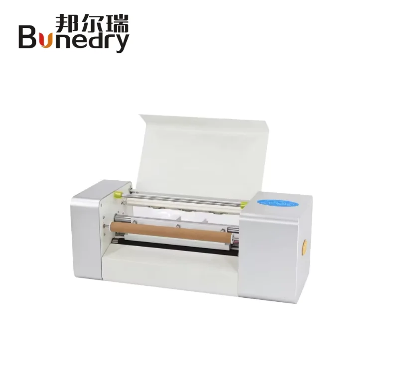AMD360B Fully Automatic Digital Sheet Foil Printer 360B Hot Stamping Press Machine for Invitation Card Heat Press Plate Type