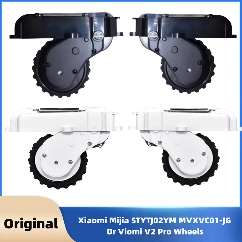 

For Original Left Right Wheels Accessories Xiaomi Mijia STYTJ02YM MVXVC01-JG Or Viomi V2 Pro Vacuum Cleaner Replacement Parts