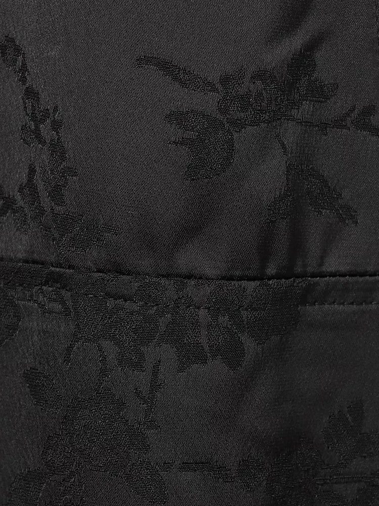 Women New Dress Autumn Style Black Halter Neck Velour Sexy Patterned Dress Elegant and Sleeveless Dress