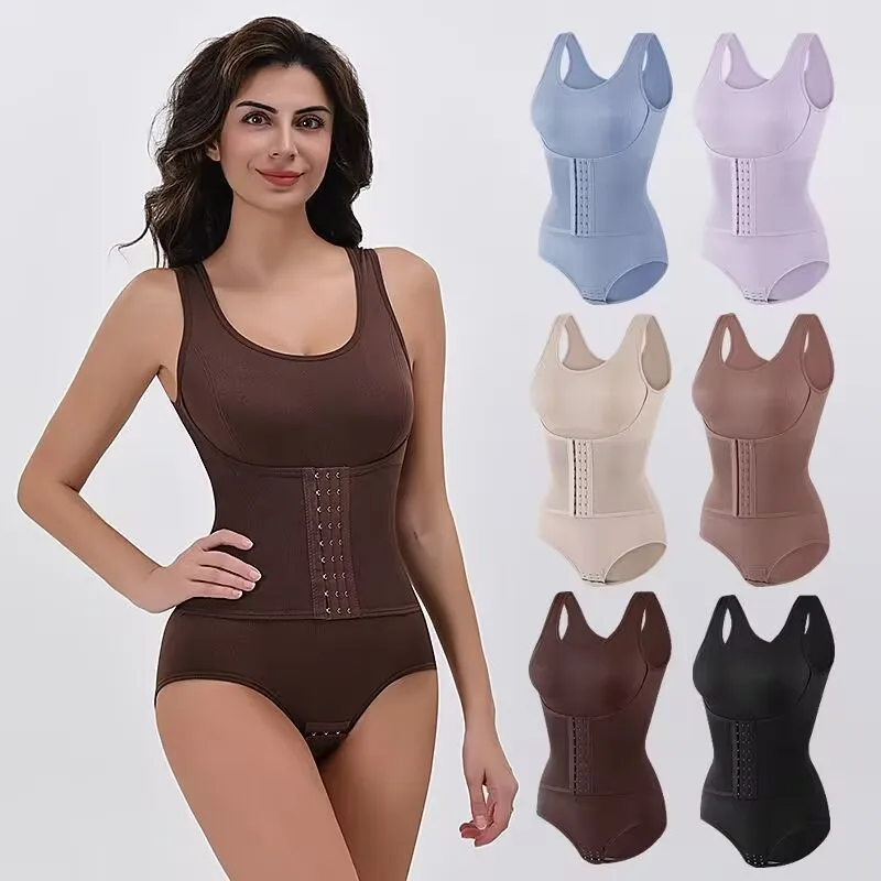 

Fashion Waist Trainer Body Shaper Fajas Lingerie Shapewear Women One Piece Shaping Bodysuit Corset slimming woman clothes