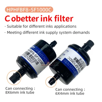 2pcs Original new Cobetter ink filter HPHFBF8-SF1000C 10um micron ink filter 10um for Flora/Docan Flatbed UV printer