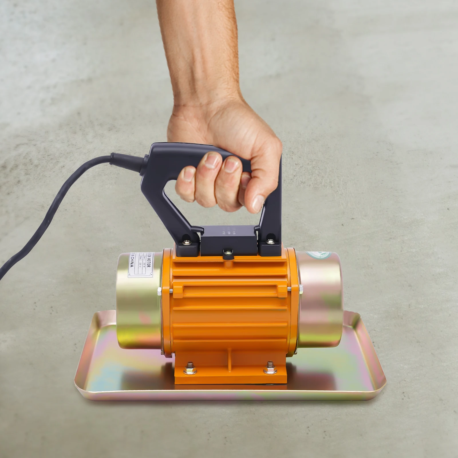 محرك هزاز خرسانة كهربائي 250 وات لأداة البناء، محرك تيار مستمر محمول باليد لطاولة الحركة آلة هزاز الخرسانة