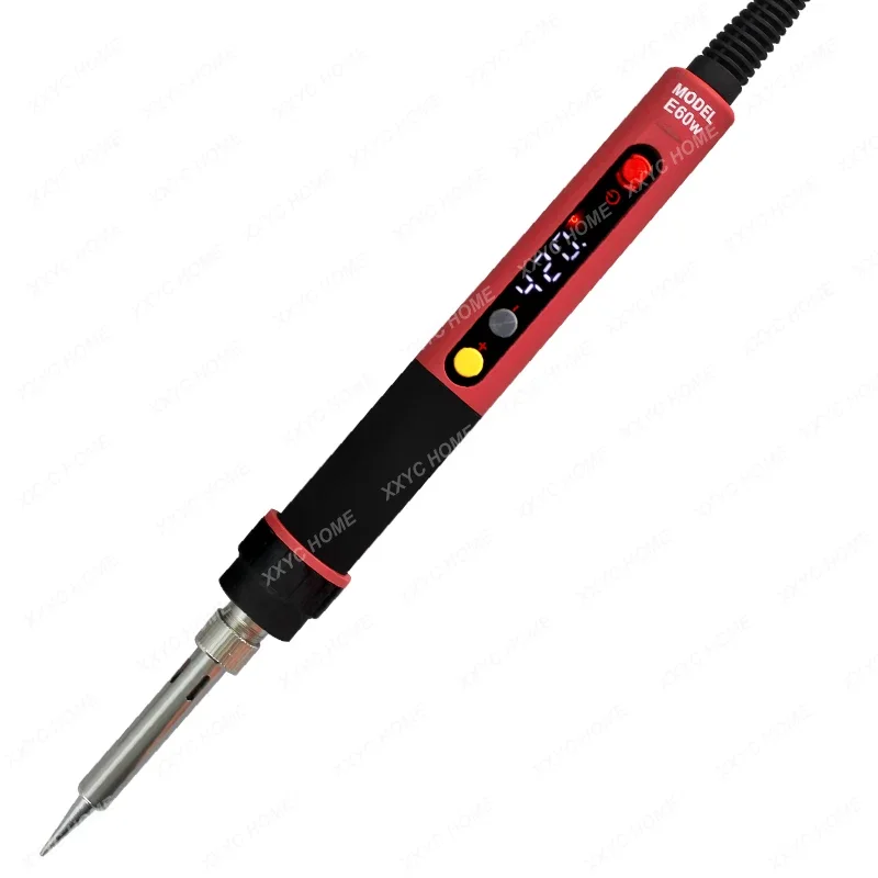 E60wt Digital Display Constant Temperature Adjustable Temperature Electric Soldering Iron Household Electronic Repair Kit