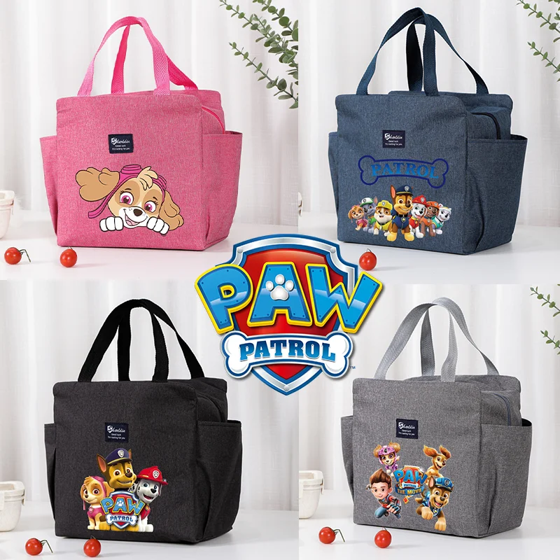 Paw Patrol Portable Cooler Bag Ice Pack Chase Skye Lunch Box Insulation Package Insulated Thermal Food Picnic Pouch Child Gift