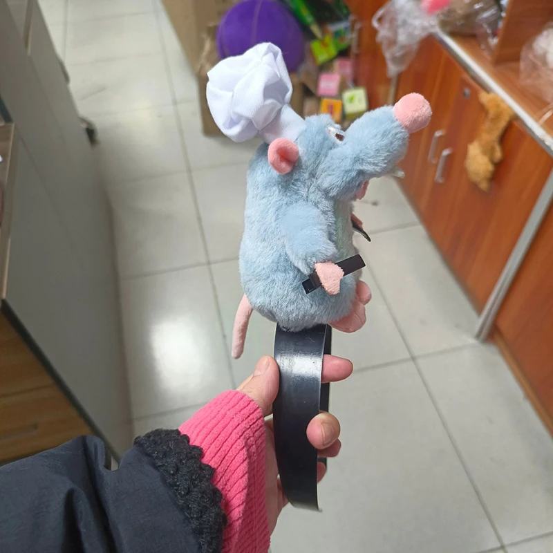 Fasce per capelli in Ratatouille Creative fasce per capelli in peluche per cartoni animati fasce per capelli larghe francesi copricapo