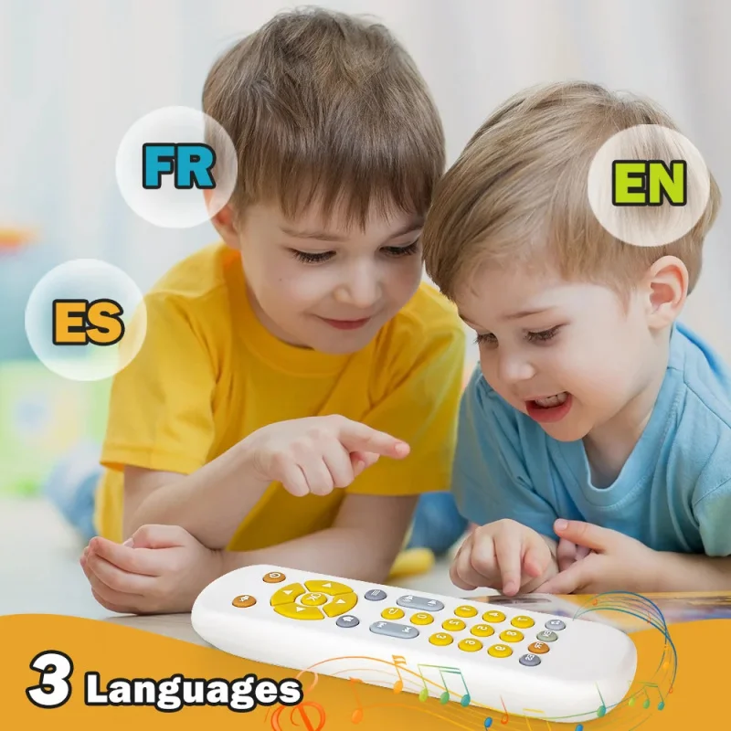 Infant and Toddler TV Simulation Remote Control for ChildrenTVRemote Control Music Learning Early Education Educational Baby Toy view 5