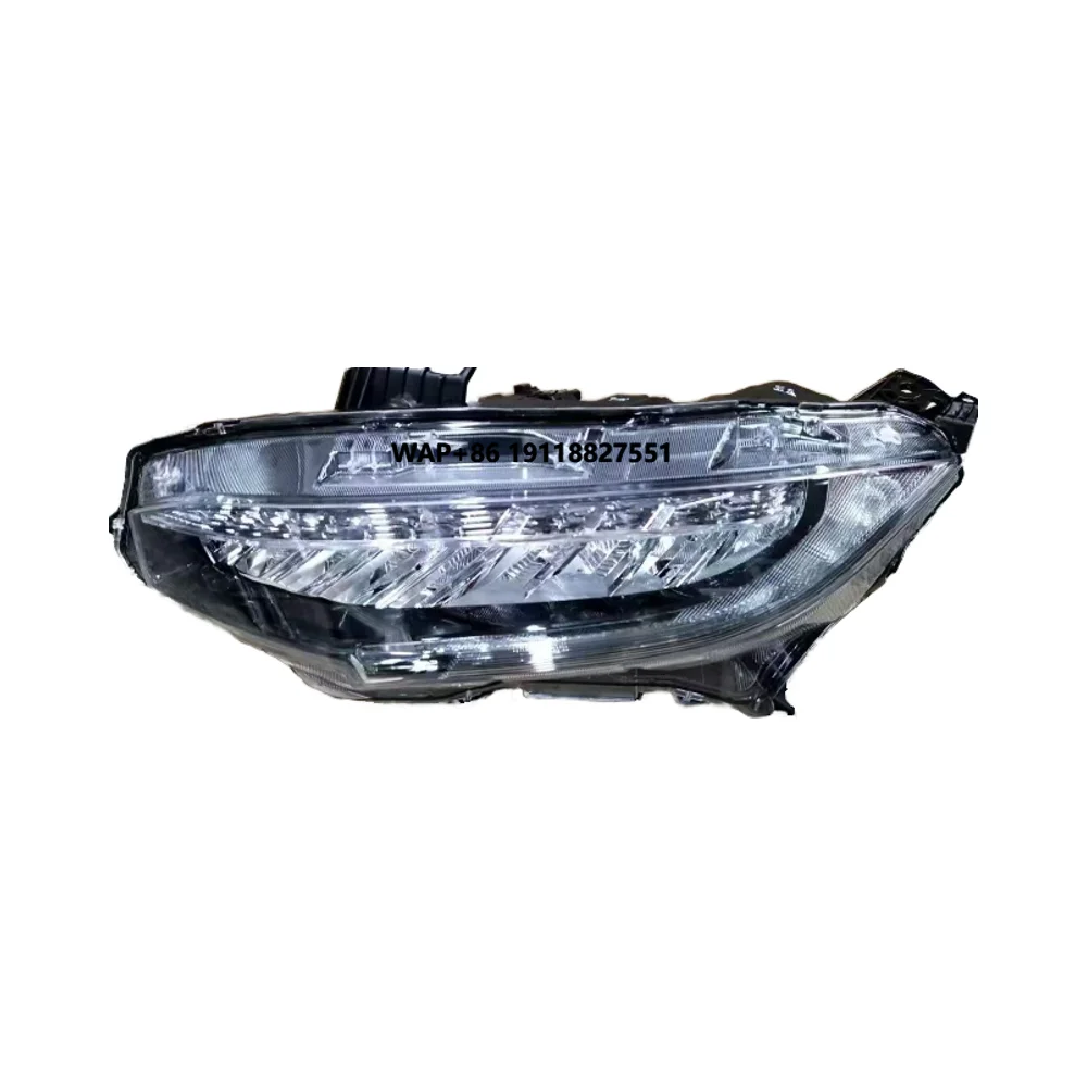 Forfor 6-20 Blue LED Headlight Assembly 60W High-End LED Head Lamp Replacement with 6000k Color New Condition