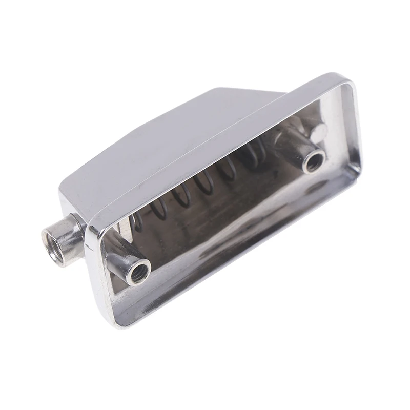 

1 шт., односторонние наконечники для барабанов, универсальные серебряные металлические прямоугольные запасные части для джазовых барабанов, аксессуары для ударных барабанов