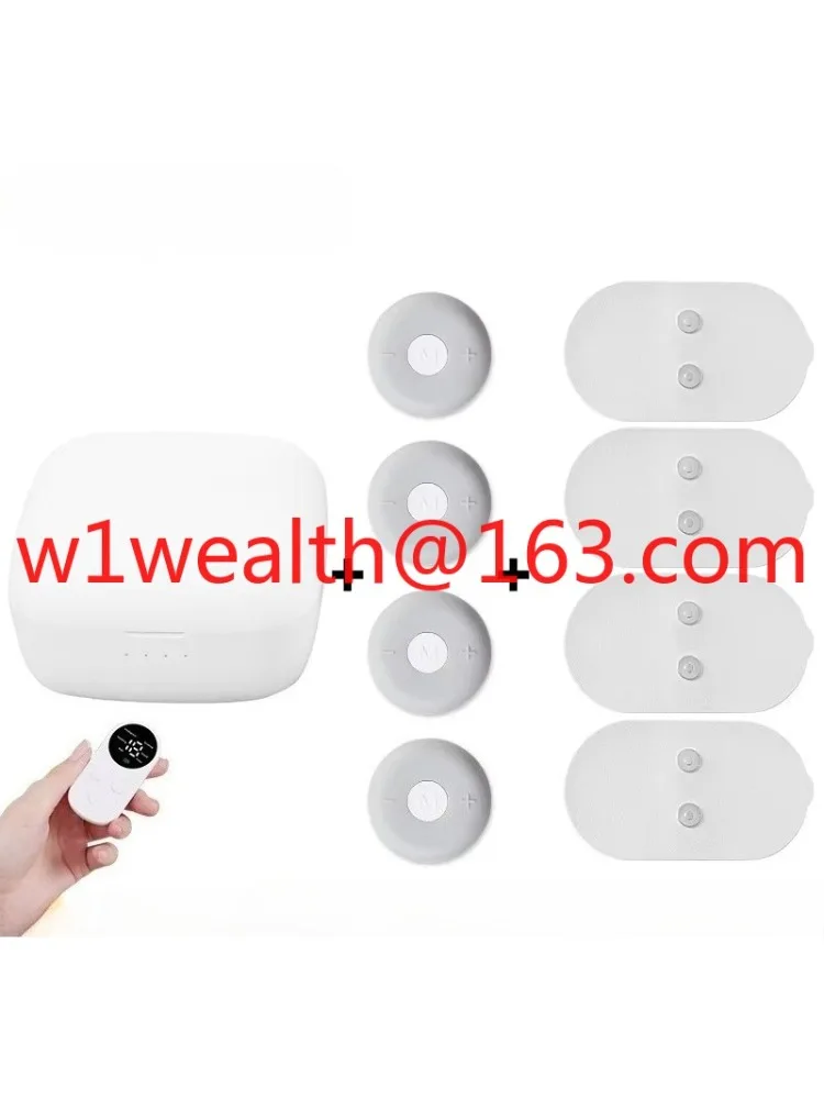 Rechargeable Portable Muscle Stimulator， for Fitness Athletes Recovery Wireless EMS Machine Equipment
