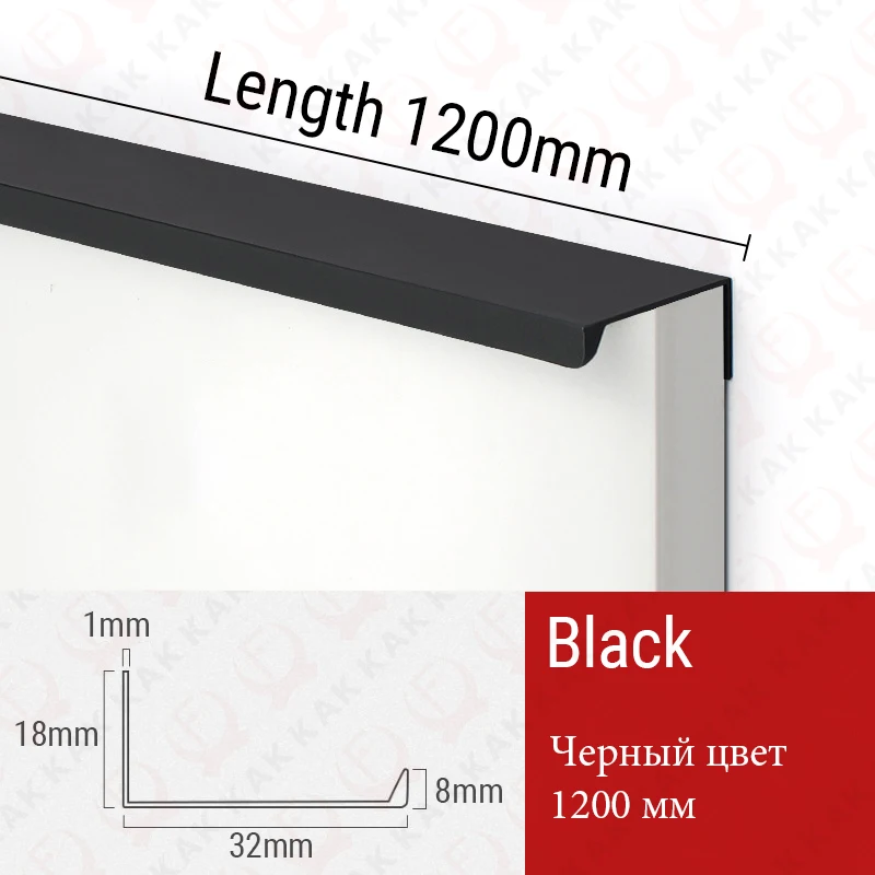 KAK Lange Schrankgriffe, 1200 mm lang, Schrankgriff aus Aluminiumlegierung, gebürstetes Gold, langer Schrank, Kleiderschrank, Schranktürgriff