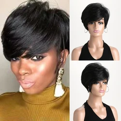 Black Wig Natural Wigs for Women Short curly Synthetic Wig Daily Party Heat Resistant Hair