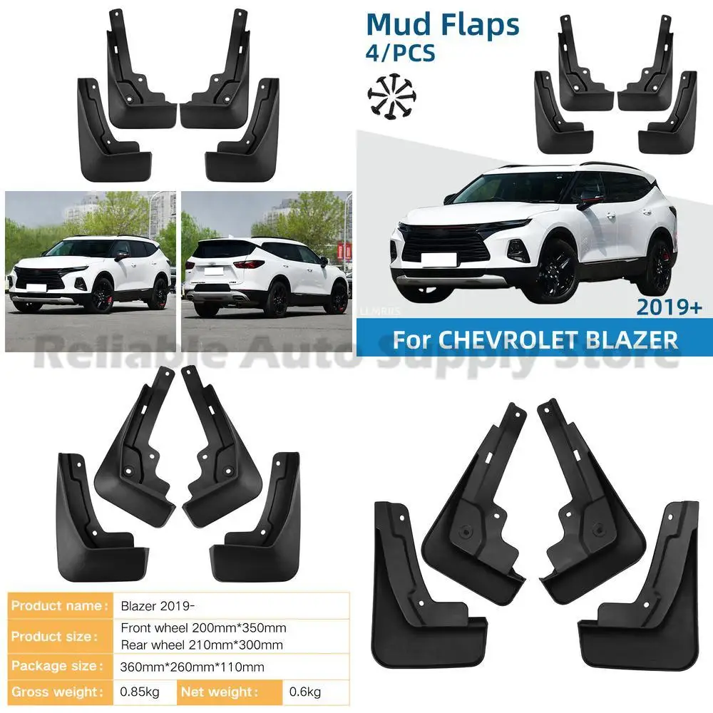 

For Chevrolet Blazer 2019-2024 Mud Flaps Tire Guard Premium Quality Durable Protection