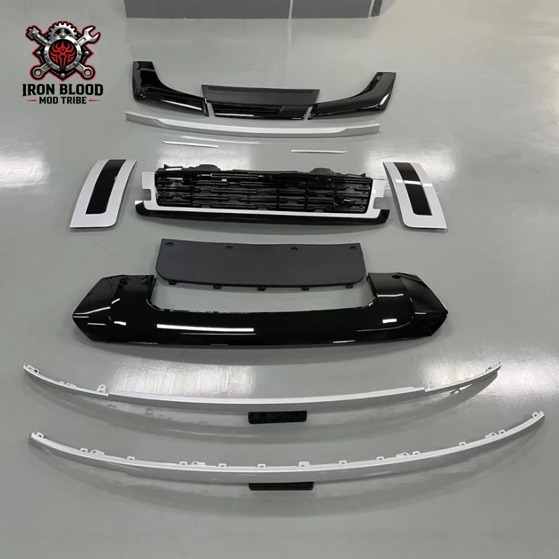 Suitable for 23 models of Land Range Rover Executive 460, modified with black gloss/mid-grid shark gills body trim grille