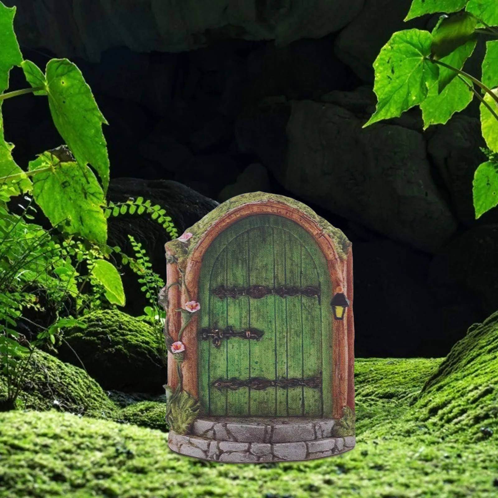 

4Pcs Fairy Door Wooden Miniature Tree Doors for Garden Landscaping Outdoor Fairy House Yard Decor Supplies Miniature Craft Door