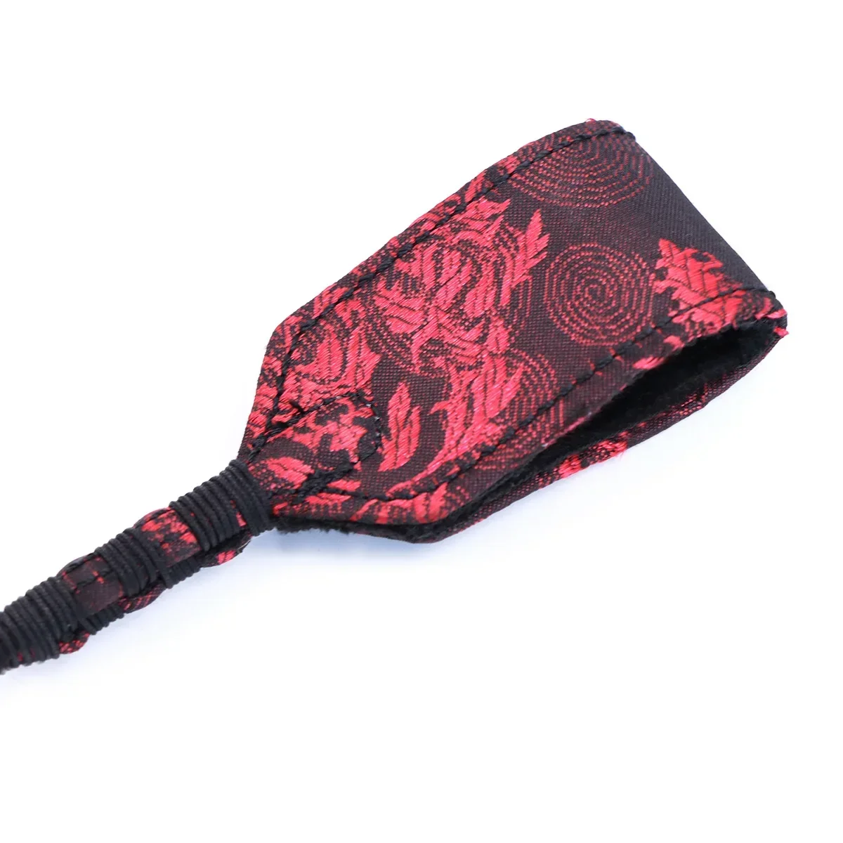 45cm Premium PU Leather Equestrian Riding Crop with Red Cloth Cover