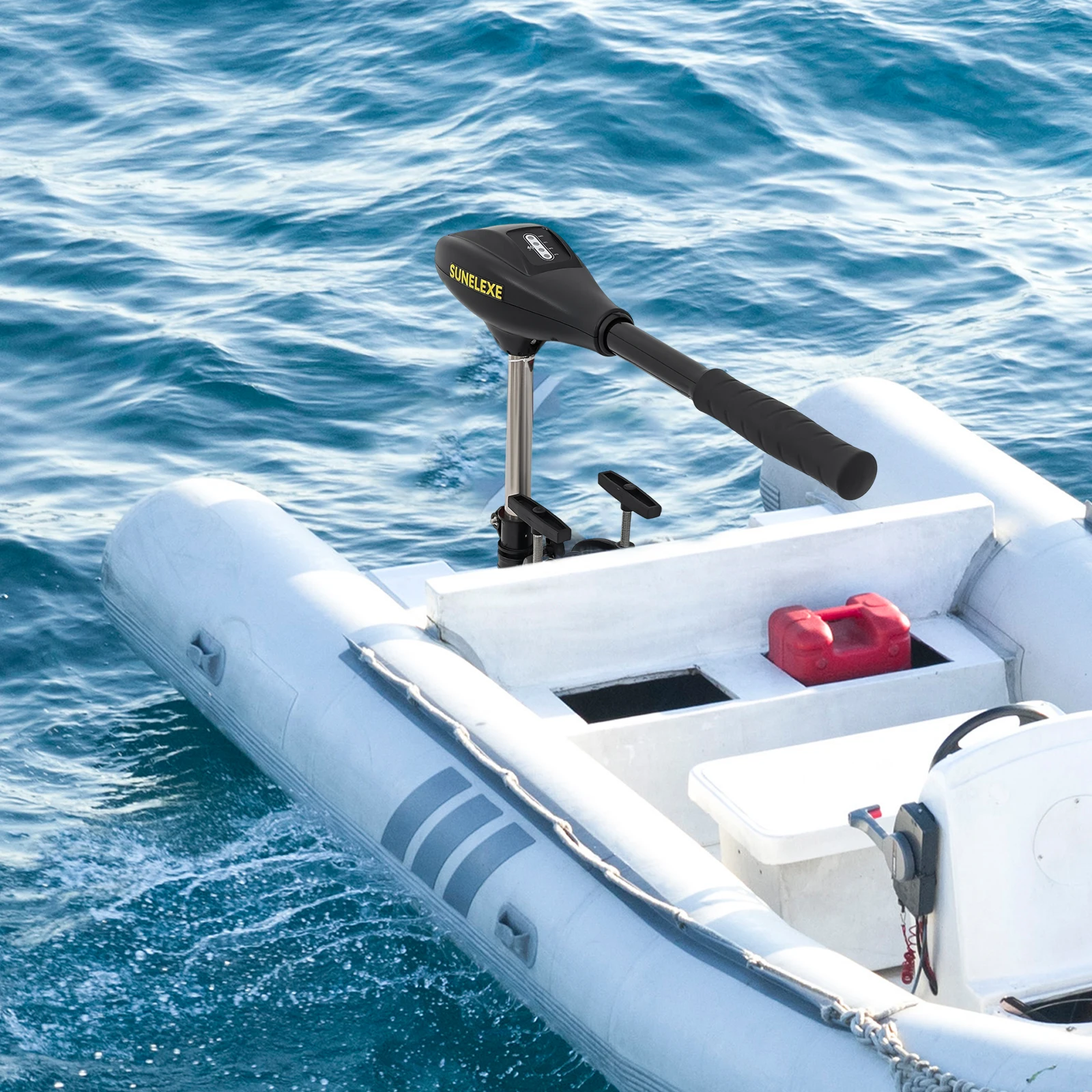 12V 40-Pfund Elektrischer Außenbordmotor, Segel-Außenbordmotor mit Einstellbaren Gängen für Boote – Detail 3