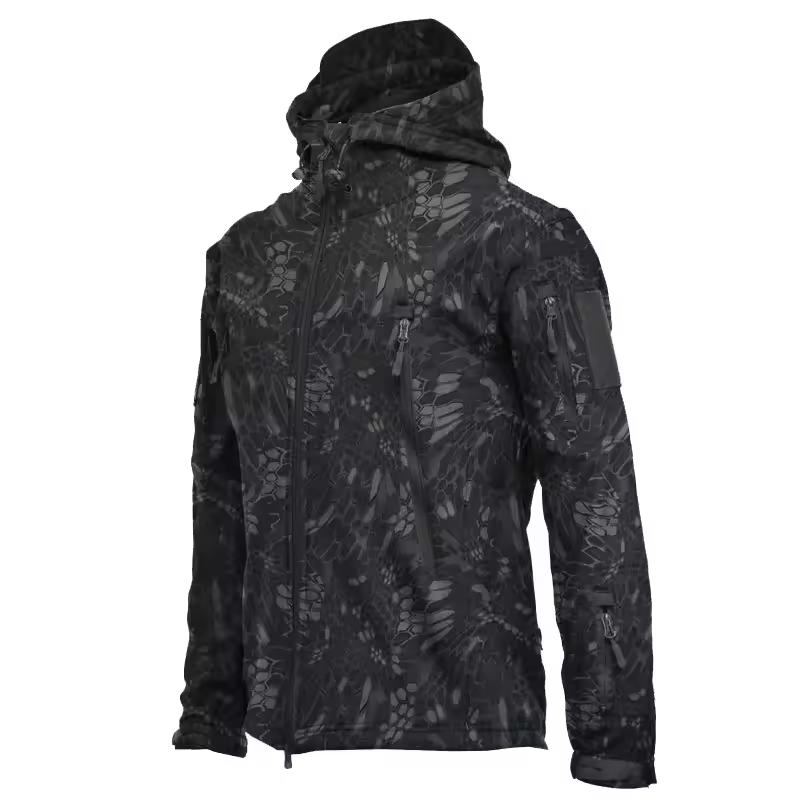Military Shark Skin Soft Shell Jackets Men Tactical Windproof Waterproof jacket men Army Combat Jackets Mens Hooded Bomber Coats - Image 6