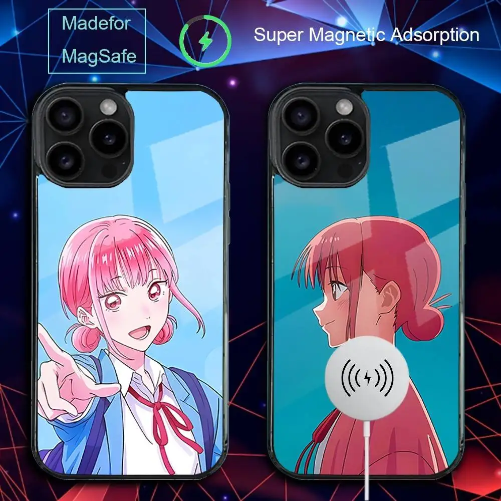 

B-Blue H-Hine Chono Box Phone Case For iPhone 17,16,15,14,13,12,11,Pro,Max,Plus,Mini,SE4,E Magnetic Magsafe Wireless Charging