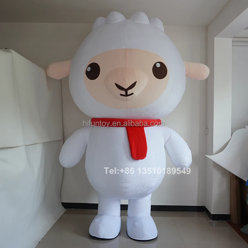 

Inflatable Cartoon Alpaca Costume Parade Adult Character Cosplay Birthday Halloween Party Event Mascot Set No Battery
