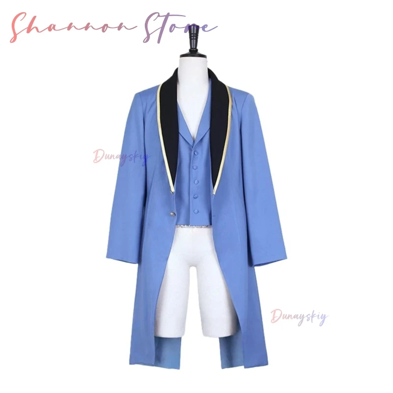 Jack The Ripper From Records Of Ragnarock Jack The Ripper Cosplay תחפושות Halloween תחפושותs Cloak Custom Size Hat Blue Party view 5