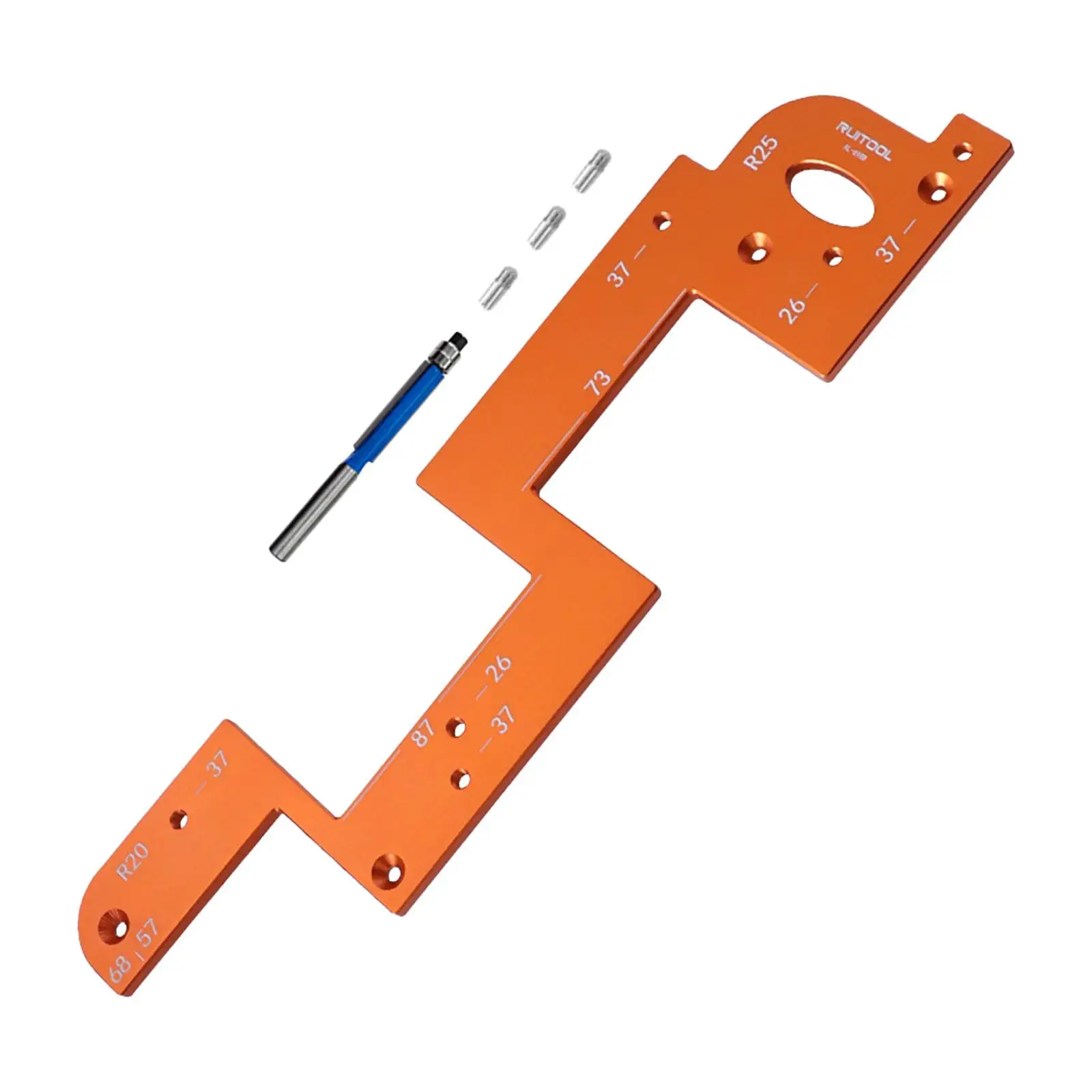 Handle Free Slotting Tool Portable Professional Slot Positioning Tool
