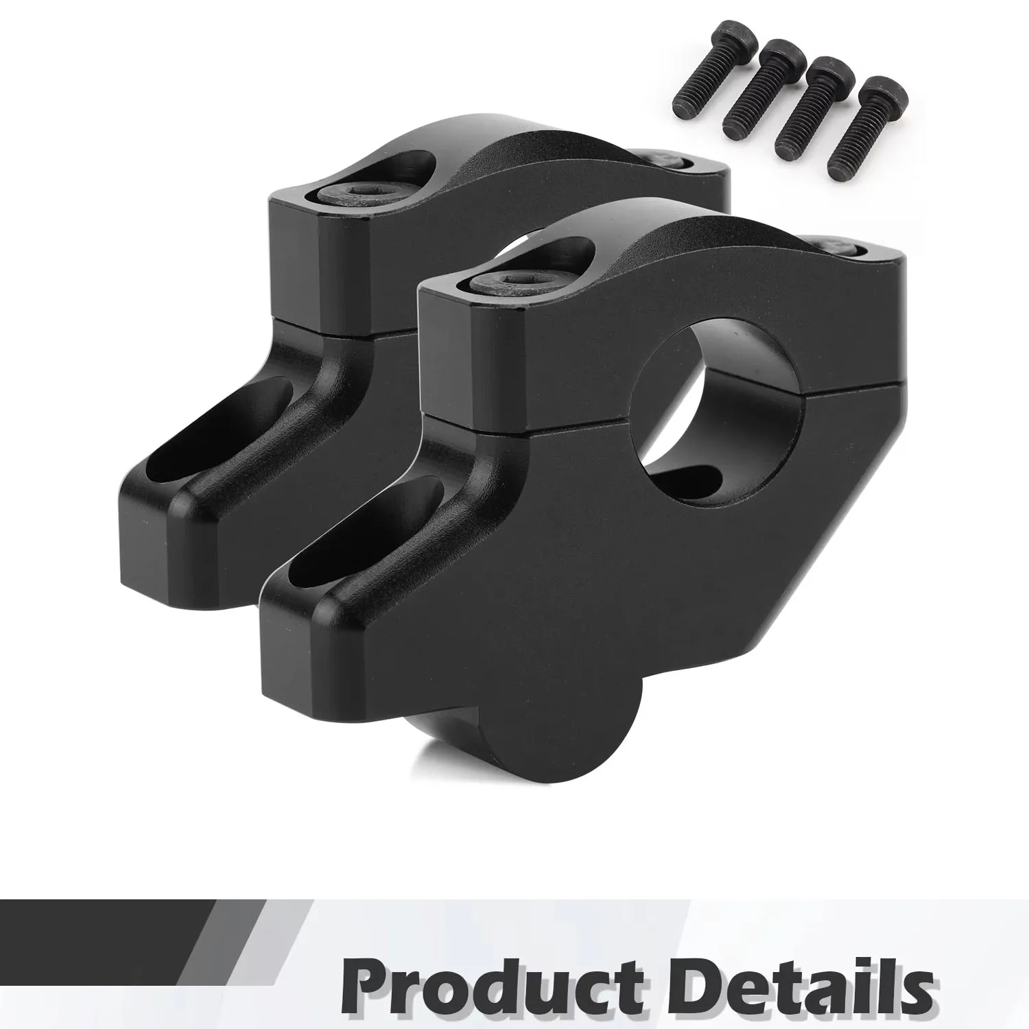 

28mm 1 1/8" Offset Handlebar Risers Back Moved Up Accessory For Honda CB500F AFRICA TWIN CRF1100L CRF250R / RX