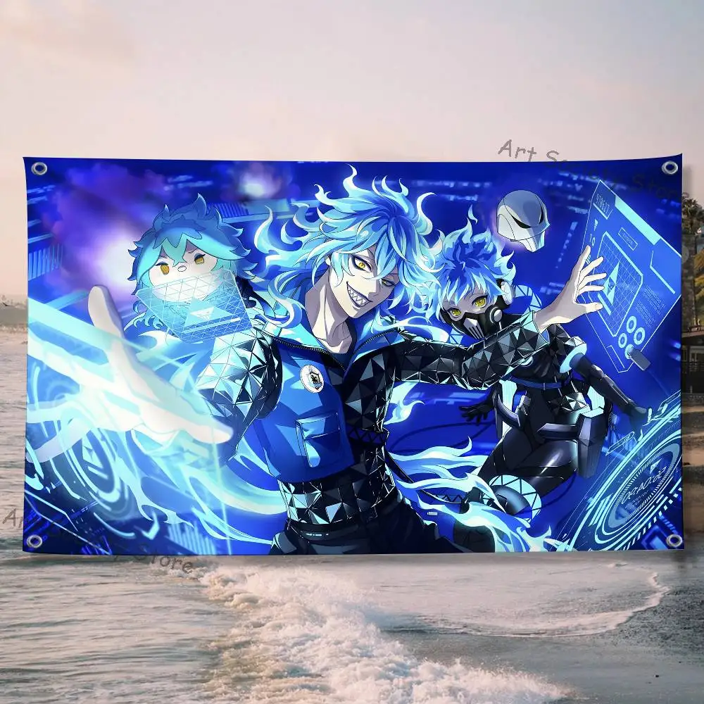 T-Twisted WonderlandS Flag Tapestry Banner For Bedroom Outdoor Living Room Restaurant Bar Wall Decor Party