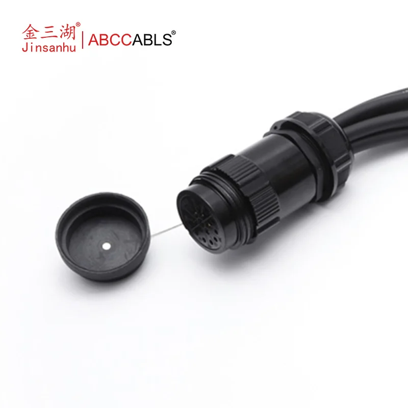 ABCCABLS 19 Pin 6x 3 Pin Industrial PVC Plug Breakout Cable Heavy Duty 3*2.5mm 1-to-6 Splitter Stage Lighting DJ Equipment