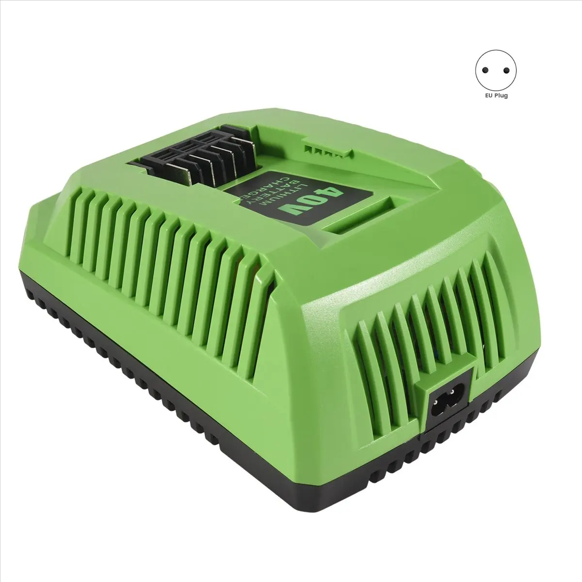 

Зарядное устройство Y17A 40V для литий-ионных аккумуляторов GreenWorks G-MAX 40V (модели 29472, 29482, 29652, G40825) с вилкой стандарта ЕС
