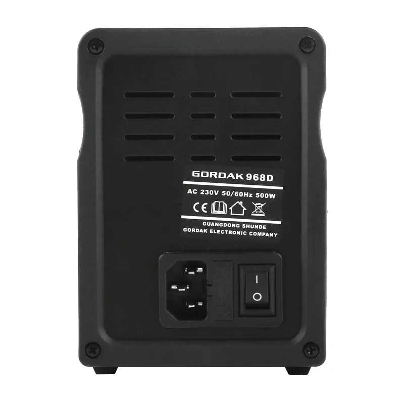 GORDAK968D besi solder pistol udara panas 2 In 1 stasiun solder Digital ganda mesin solder solder PCB pengerjaan ulang telepon 220V